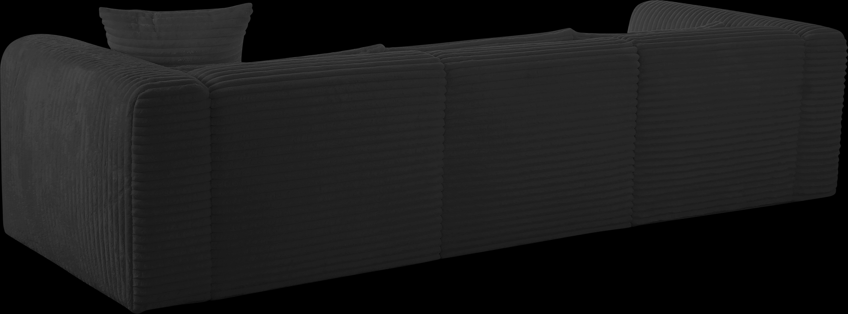 Cableswynd Black 3 Pc Left Arm Chaise Sectional - Thumbnail - Image 5