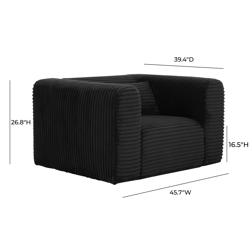 Cableswynd Black Accent Chair - Thumbnail - Image 5