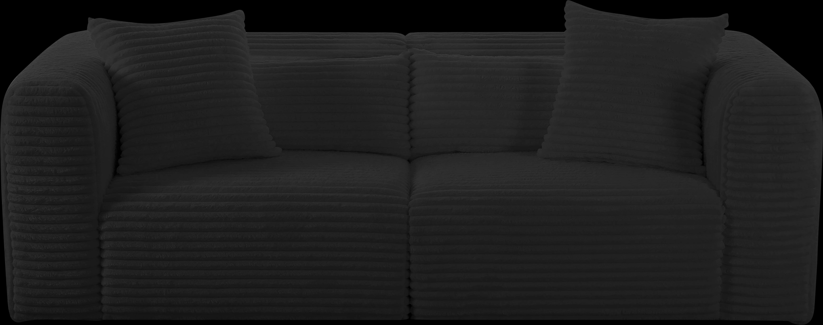 Cableswynd Black Loveseat - Thumbnail - Image 2