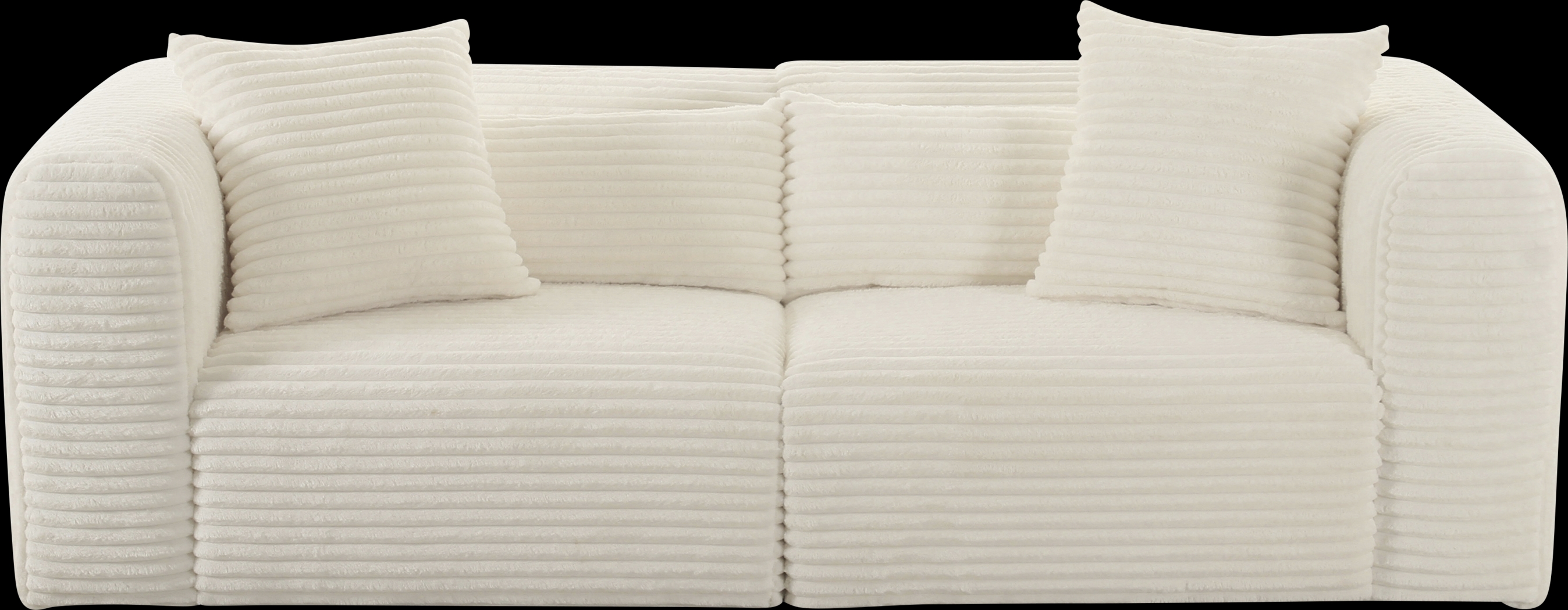 Cableswynd Cream Loveseat - Thumbnail - Image 2