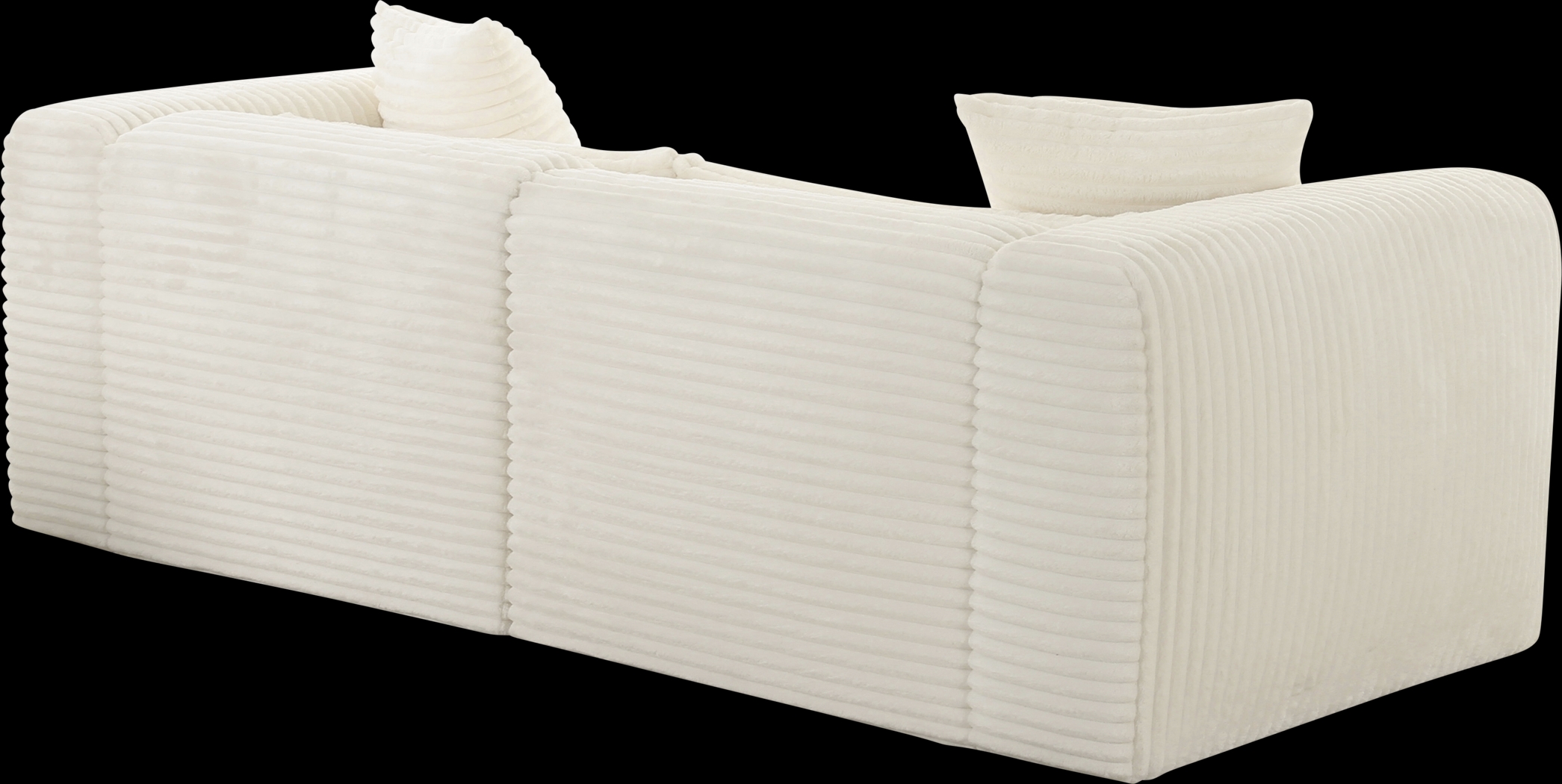 Cableswynd Cream Loveseat - Thumbnail - Image 3