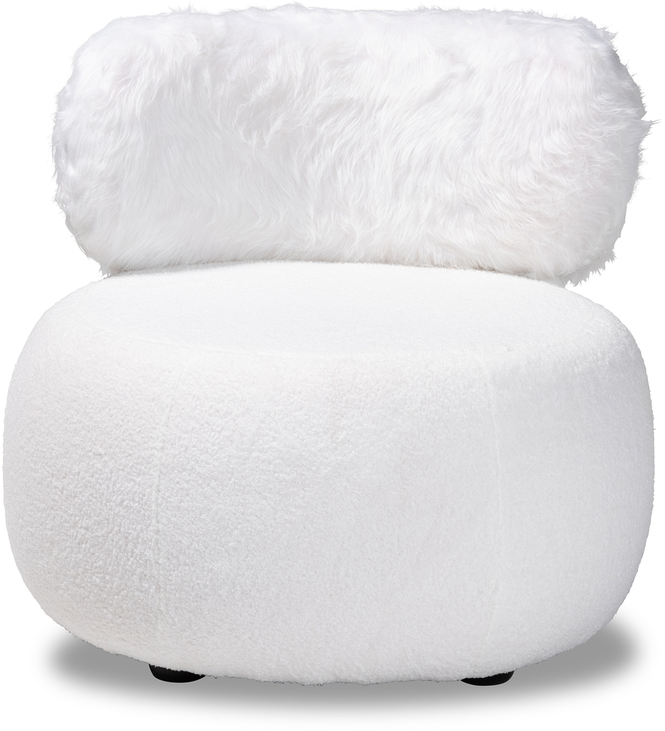 Cabrayla White Accent Chair - Thumbnail - Image 2