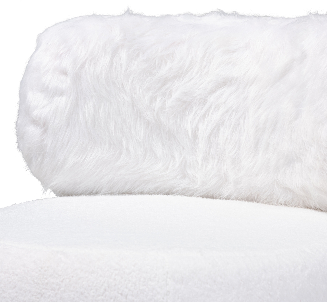 Cabrayla White Accent Chair - Thumbnail - Image 5