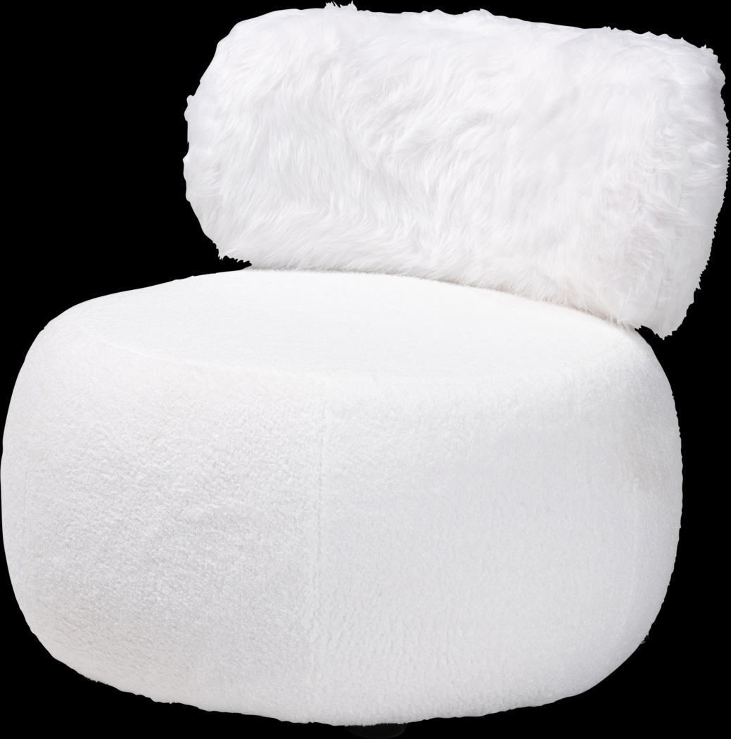 Cabrayla White Accent Chair - Thumbnail - Image 1
