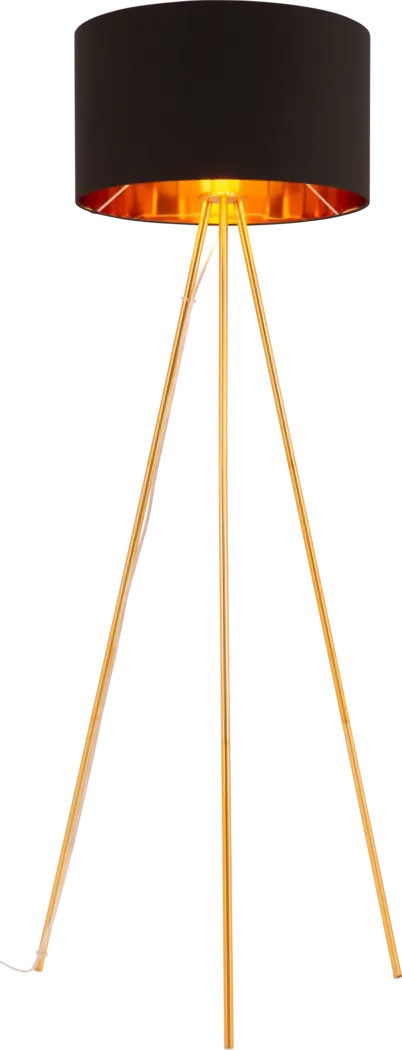 Cabrill Point Black Floor Lamp - Thumbnail - Image 3