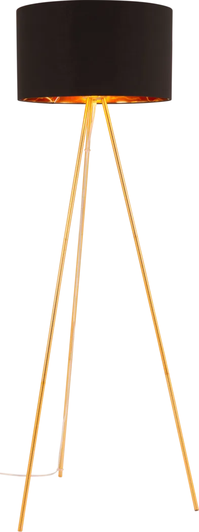 Cabrill Point Black Floor Lamp - Thumbnail - Image 1