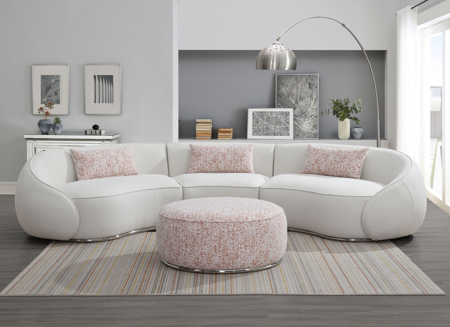 Cabritoro Beige 3 Pc Sectional - Thumbnail - Image 2