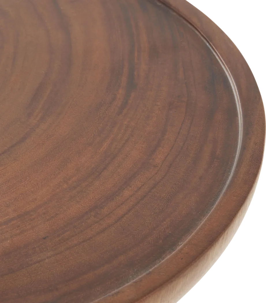Cacam Brown Accent Table - Thumbnail - Image 3