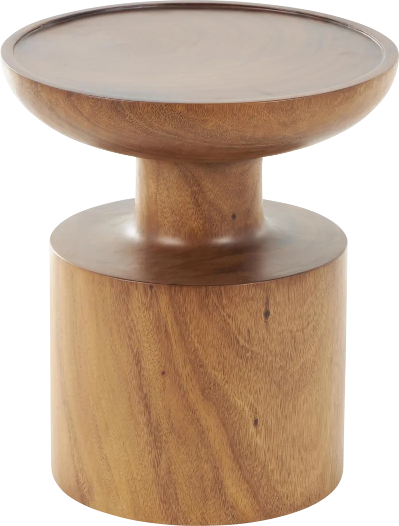 Cacam Brown Accent Table - Thumbnail - Image 5