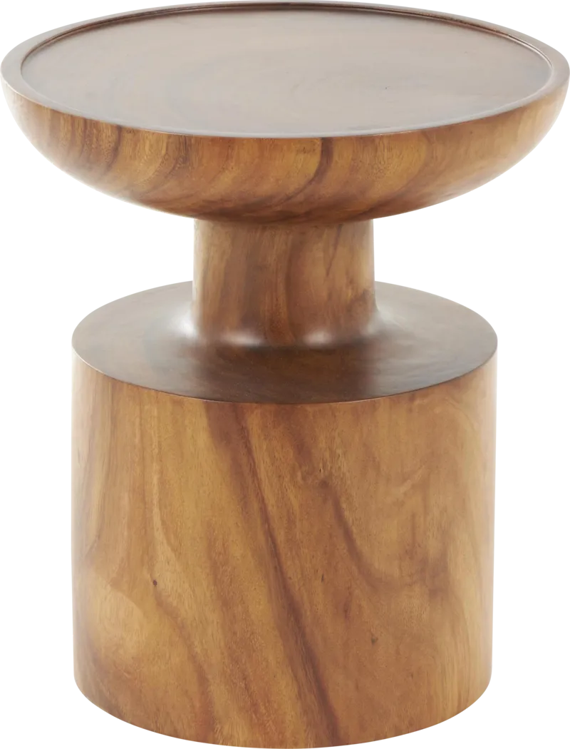 Cacam Brown Accent Table - Thumbnail - Image 6