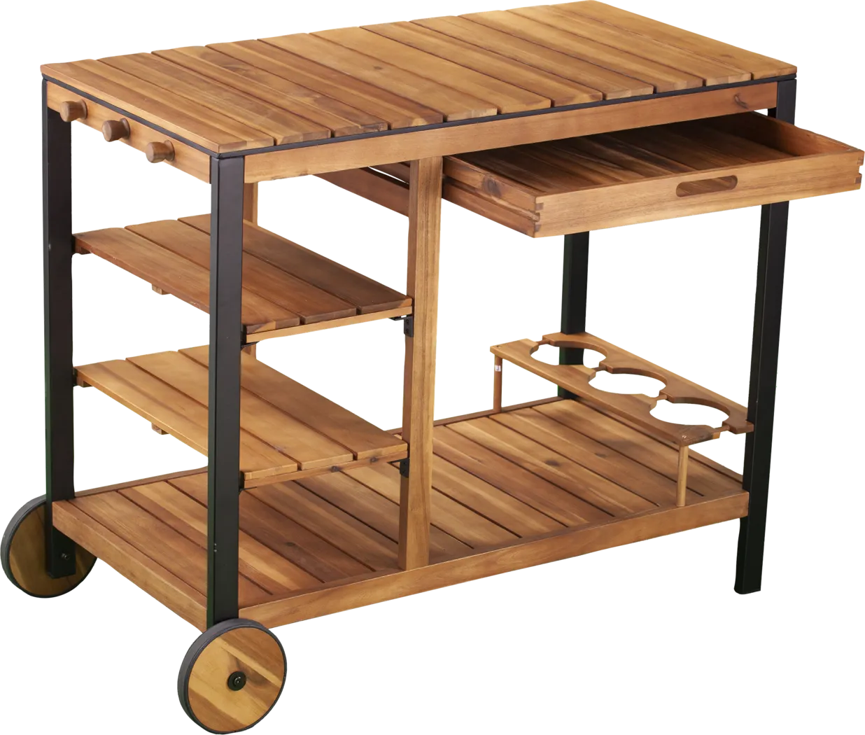 Cachemont Natural Outdoor Barcart - Image 9