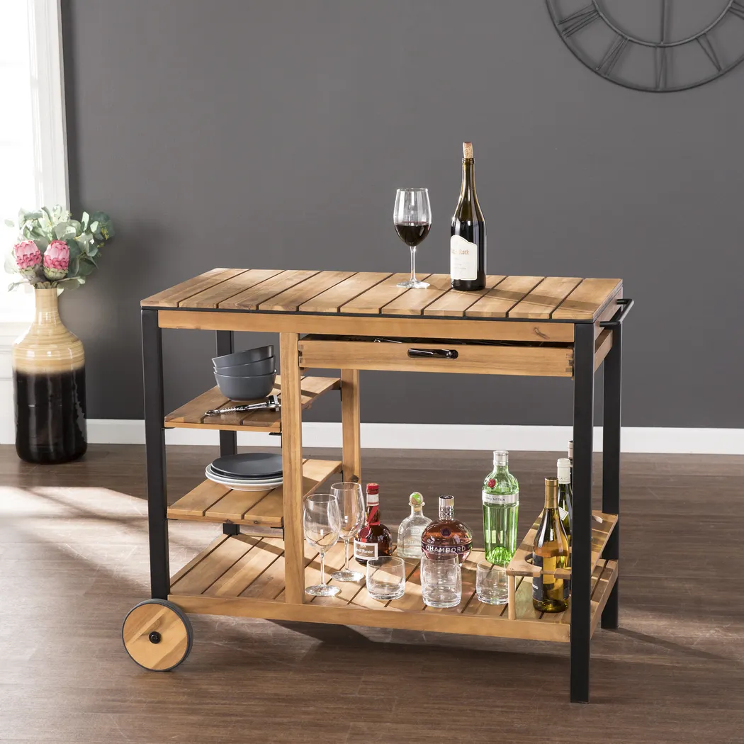 Cachemont Natural Outdoor Barcart - Image 10