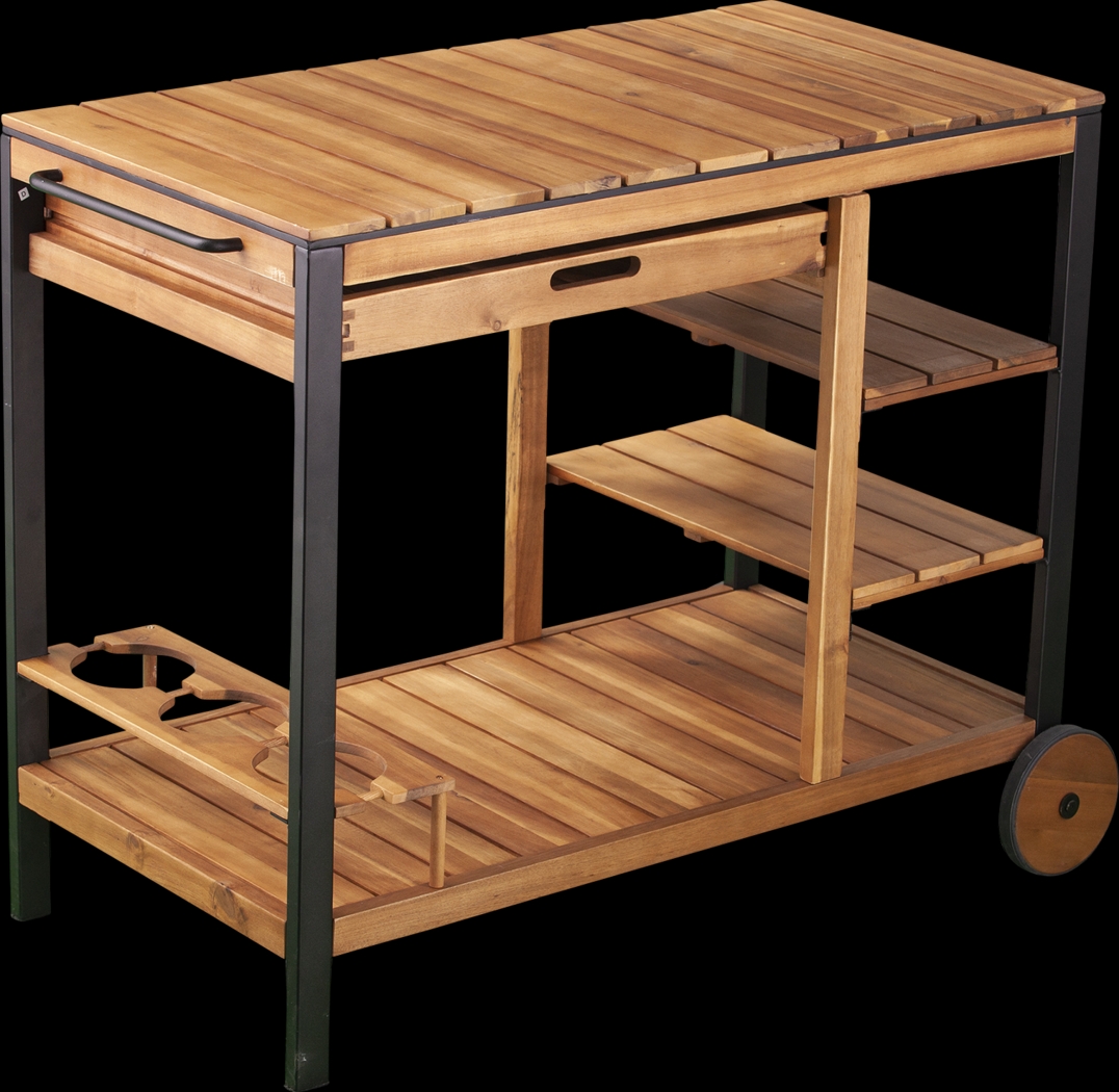 Cachemont Natural Outdoor Barcart - Thumbnail - Image 1