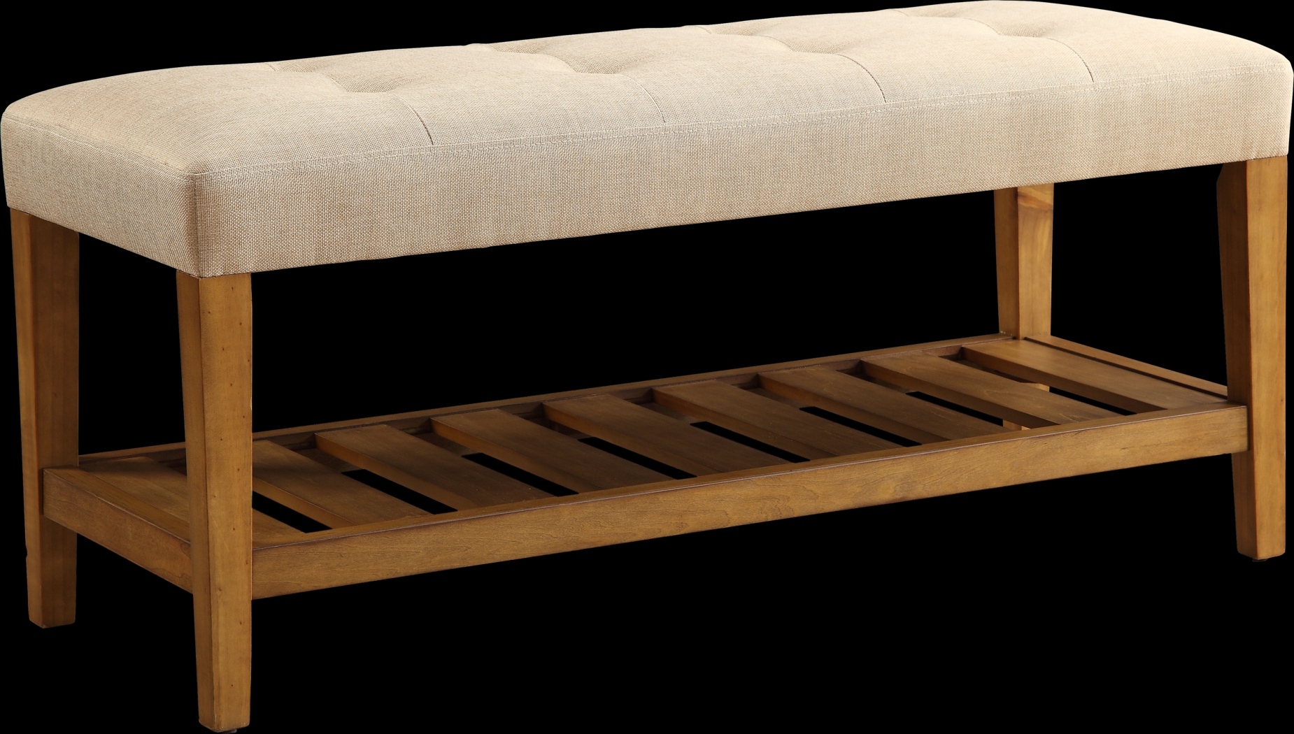 Cacia Beige Bench - Thumbnail - Image 1
