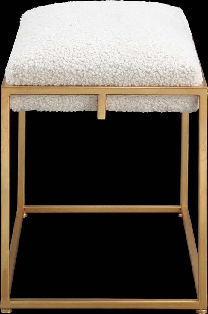 Cadencia White Accent Bench - Thumbnail - Image 2