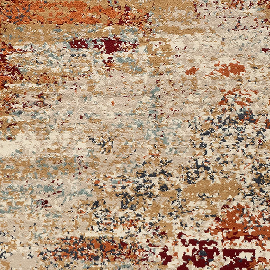 Cadino Orange 7'9 x 9'9 Rug - Image 8