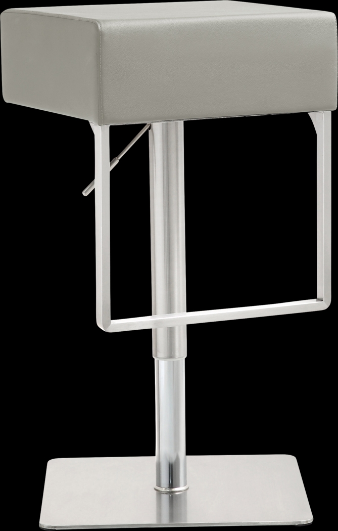Cadiz Gray Adjustable Swivel Barstool - Thumbnail - Image 1
