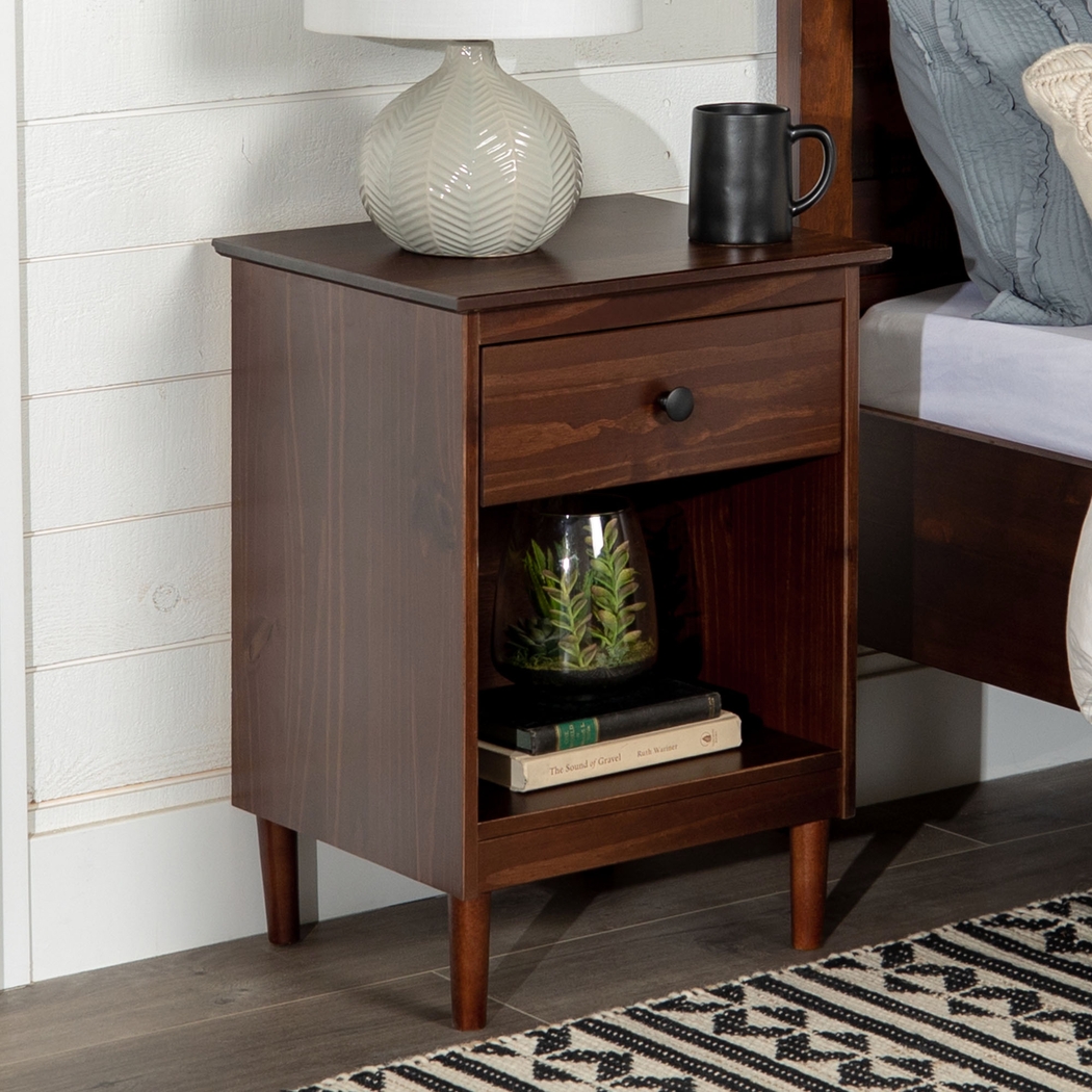 Cadmium Walnut Nightstand - Thumbnail - Image 2