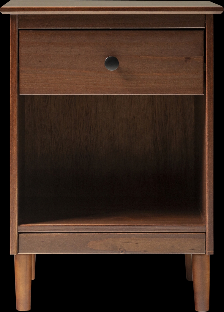 Cadmium Walnut Nightstand - Thumbnail - Image 3