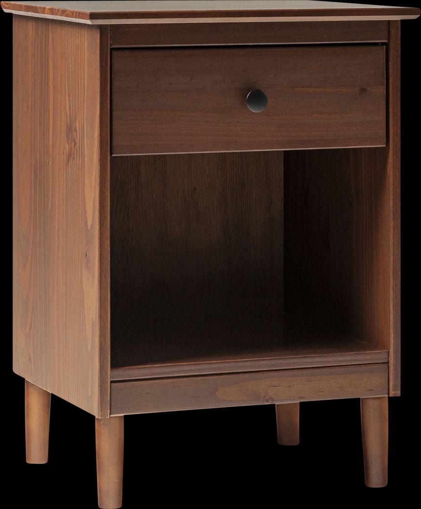 Cadmium Walnut Nightstand - Thumbnail - Image 1