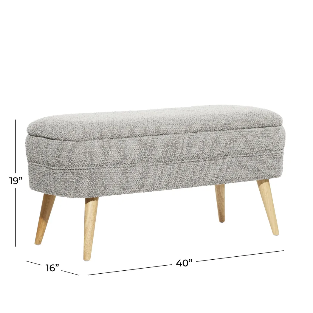 Caedence Gray Bench - Thumbnail - Image 3