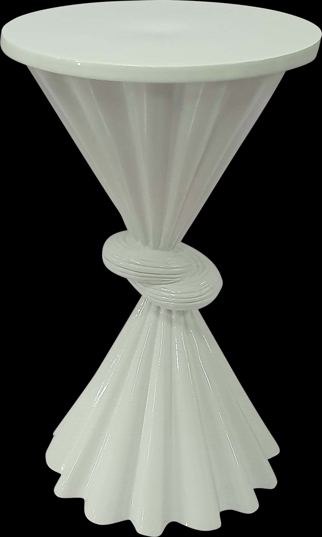 Caffarelli White Accent Table - Thumbnail - Image 1