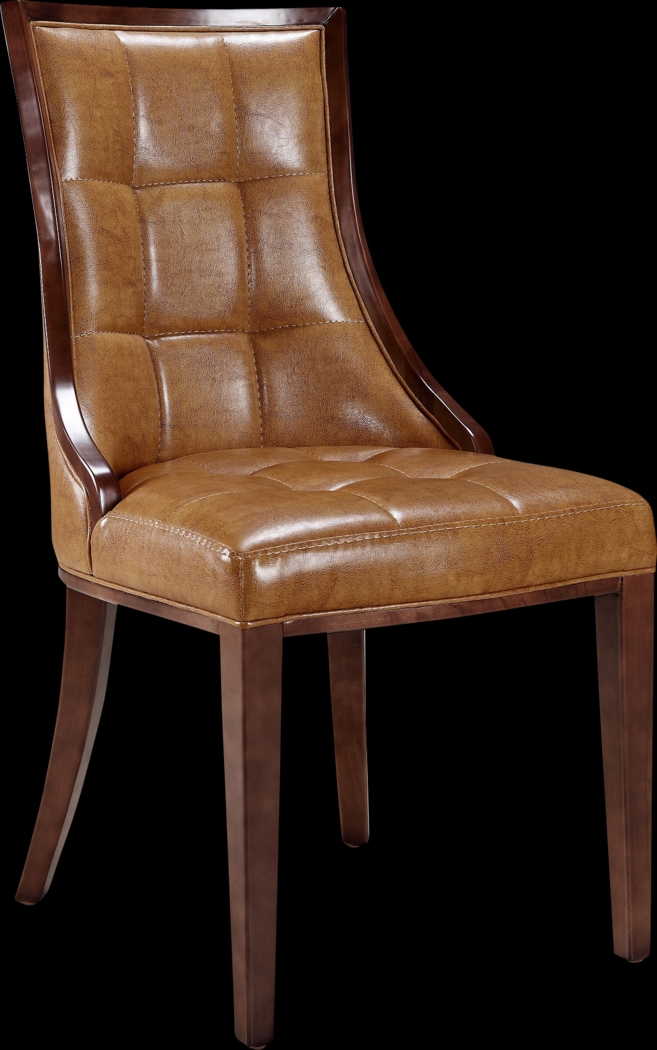 Cahabay Brown Side Chair, Set of 2 - Thumbnail - Image 3