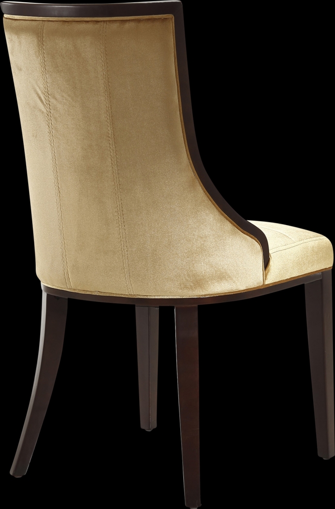 Cahabay Gold Side Chair, Set of 2 - Thumbnail - Image 3