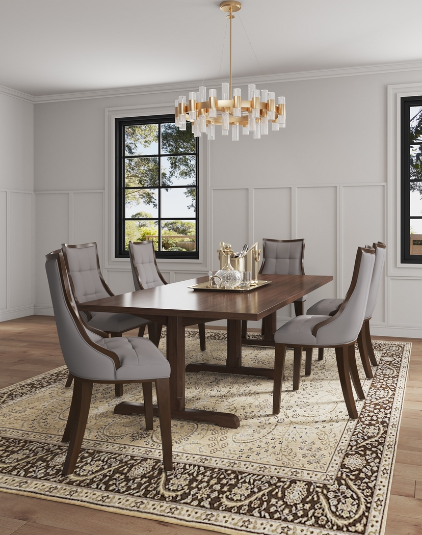 Cahabay Gray Side Chair, Set of 2 - Thumbnail - Image 2