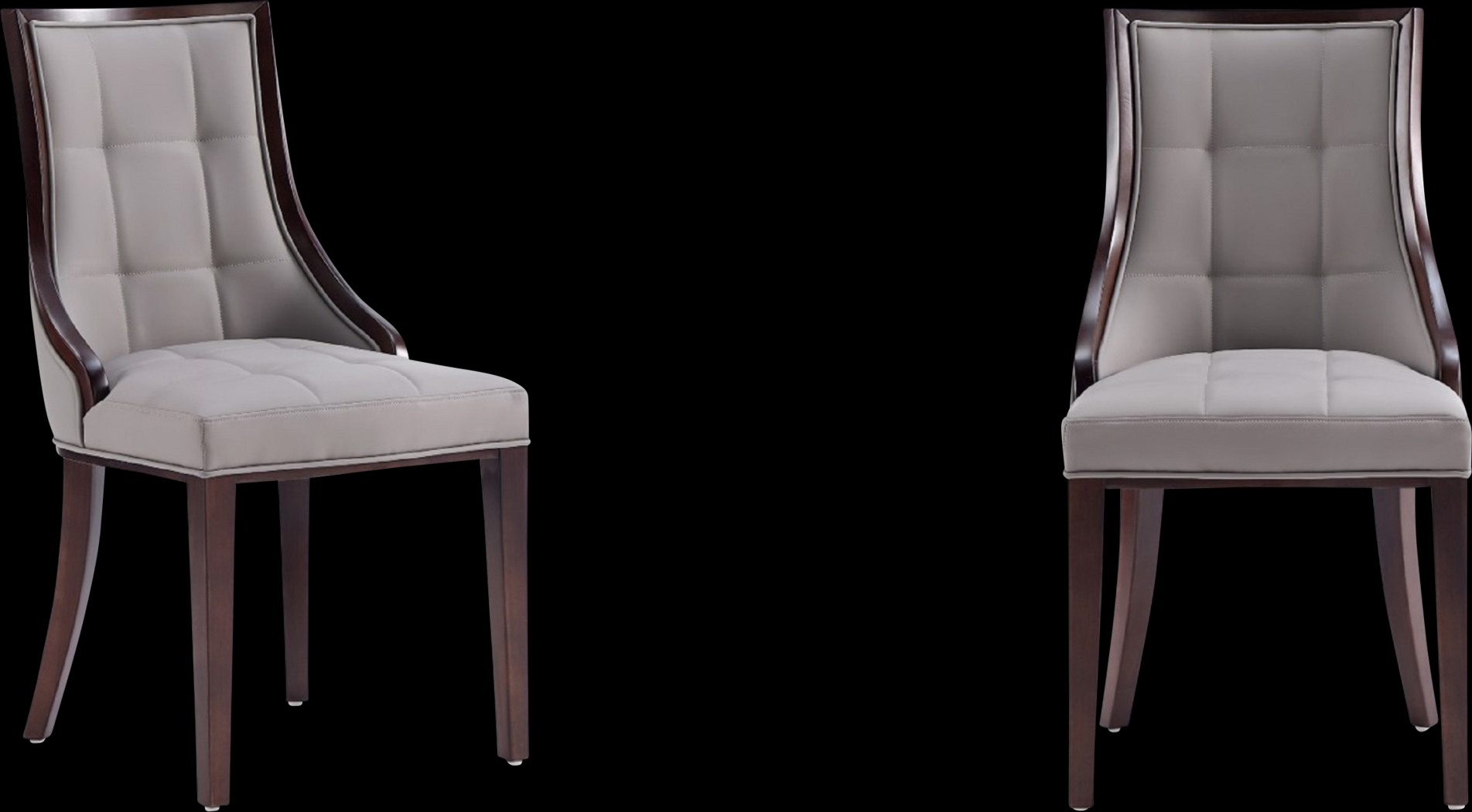 Cahabay Gray Side Chair, Set of 2 - Thumbnail - Image 1