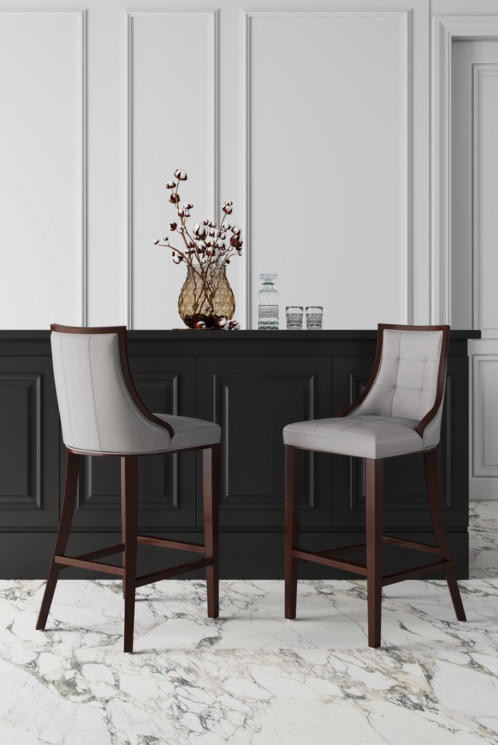 Cahabay Light Gray Barstool - Thumbnail - Image 2