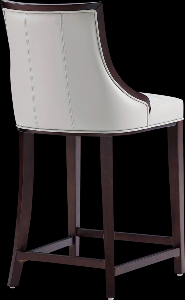 Cahabay Light Gray Counter Height Stool - Thumbnail - Image 5