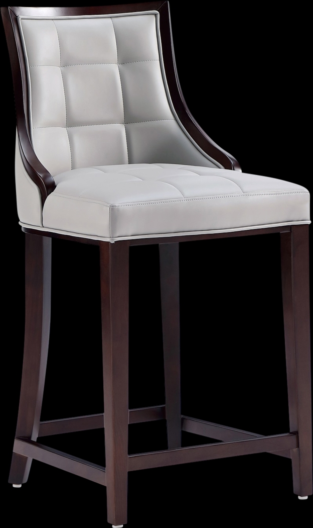 Cahabay Light Gray Counter Height Stool - Thumbnail - Image 1