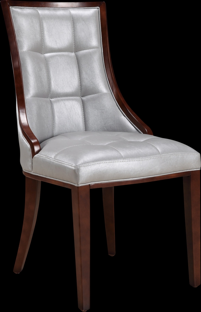 Cahabay Silver Side Chair, Set of 2 - Thumbnail - Image 2