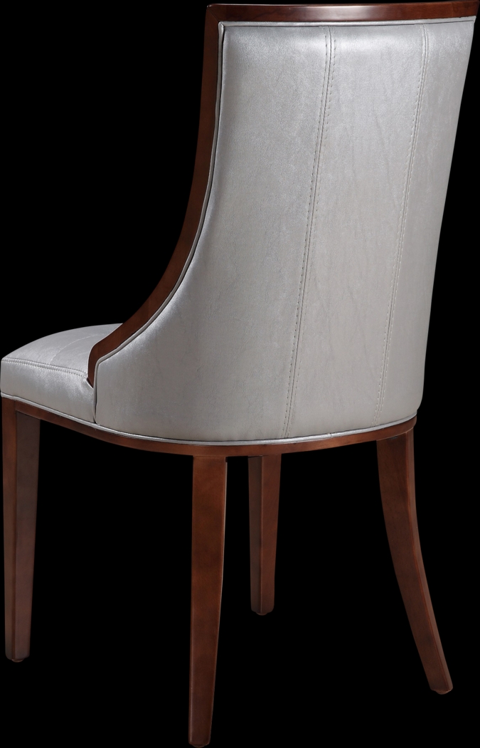 Cahabay Silver Side Chair, Set of 2 - Thumbnail - Image 4