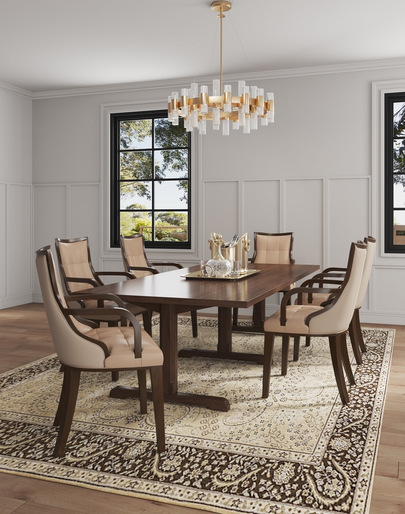 Cahabay Tan Arm Chair - Thumbnail - Image 2