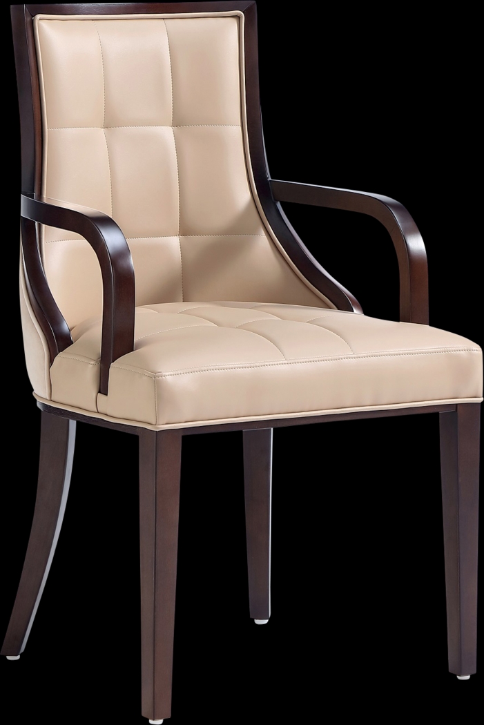 Cahabay Tan Arm Chair - Thumbnail - Image 1