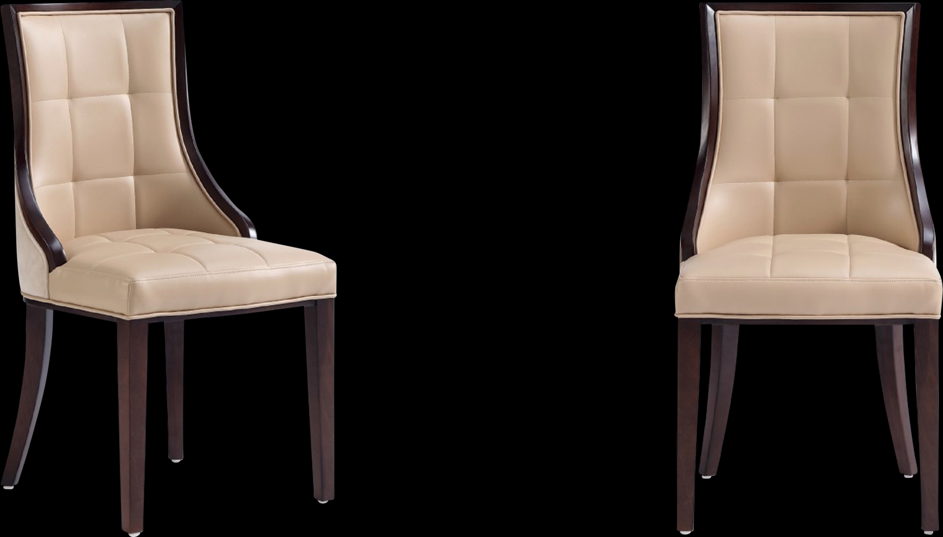 Cahabay Tan Side Chair, Set of 2 - Thumbnail - Image 1