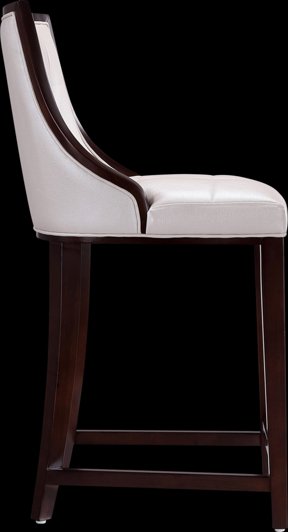 Cahabay White Counter Height Stool - Thumbnail - Image 4