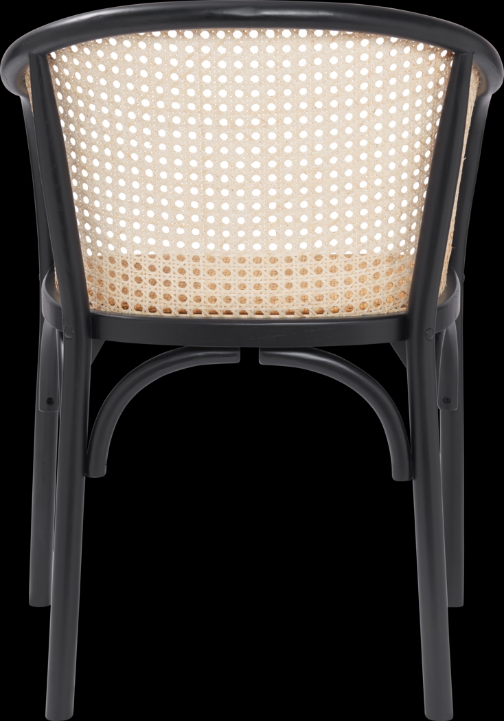 Cahic Black Arm Chair - Thumbnail - Image 6