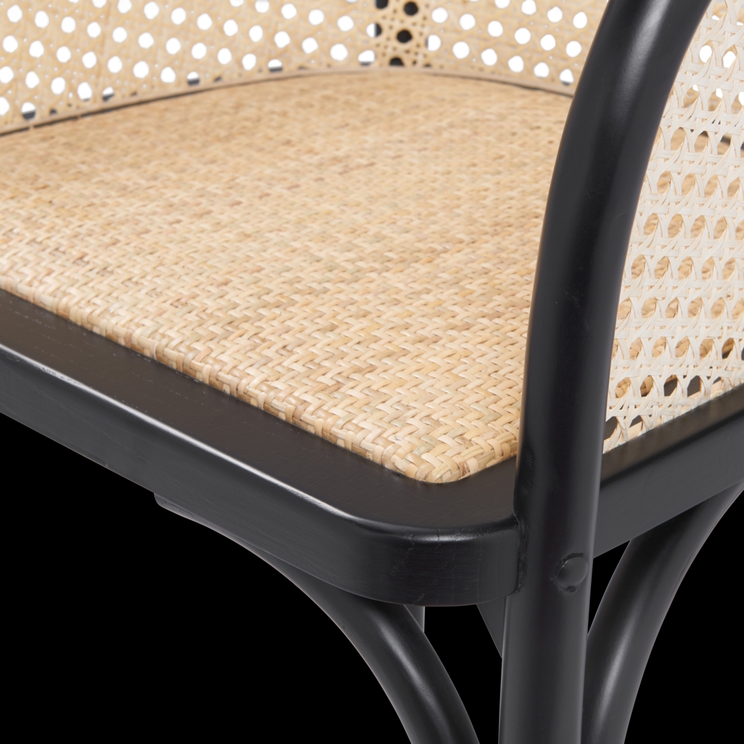 Cahic Black Arm Chair - Thumbnail - Image 7