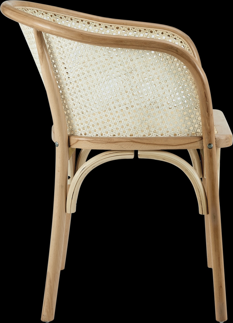 Cahic Natural Arm Chair - Thumbnail - Image 3