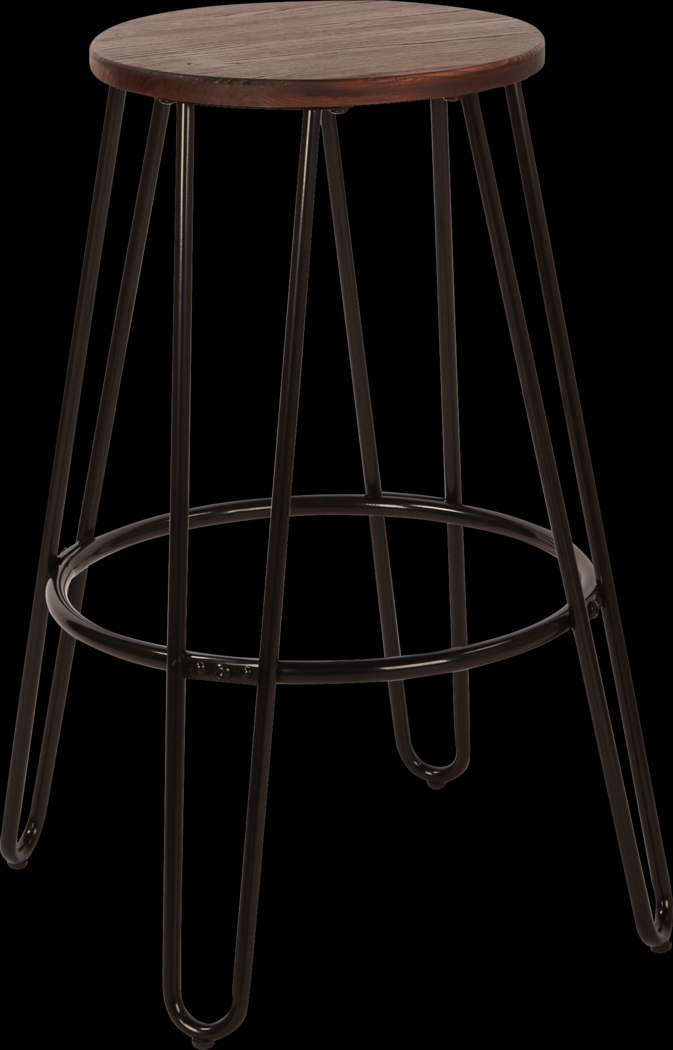 Cahita Black Counter Height Stool (Set of 2) - Thumbnail - Image 1