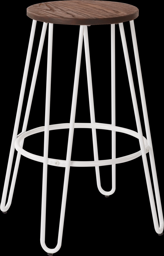 Cahita White Counter Height Stool (Set of 2) - Thumbnail - Image 1