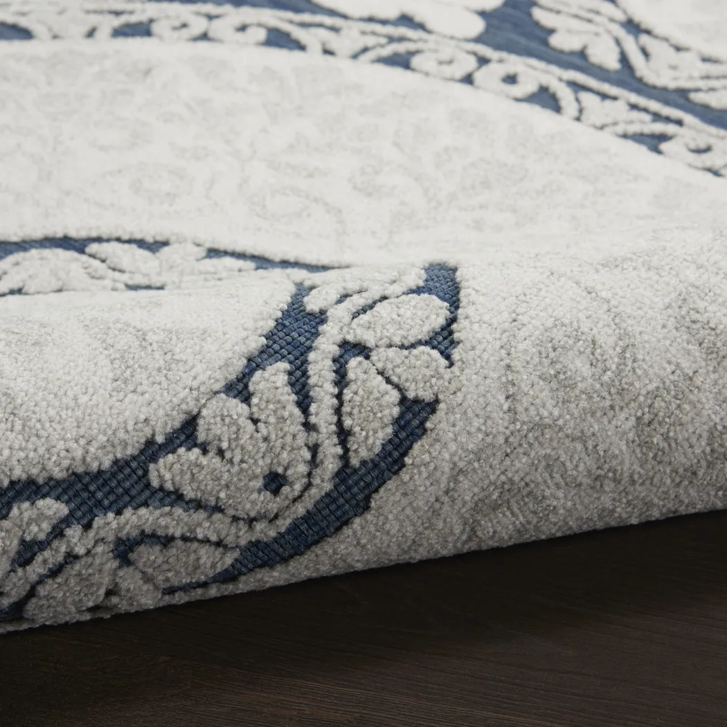 Caiden Blue 5' x  7' Indoor/Outdoor Rug - Thumbnail - Image 2