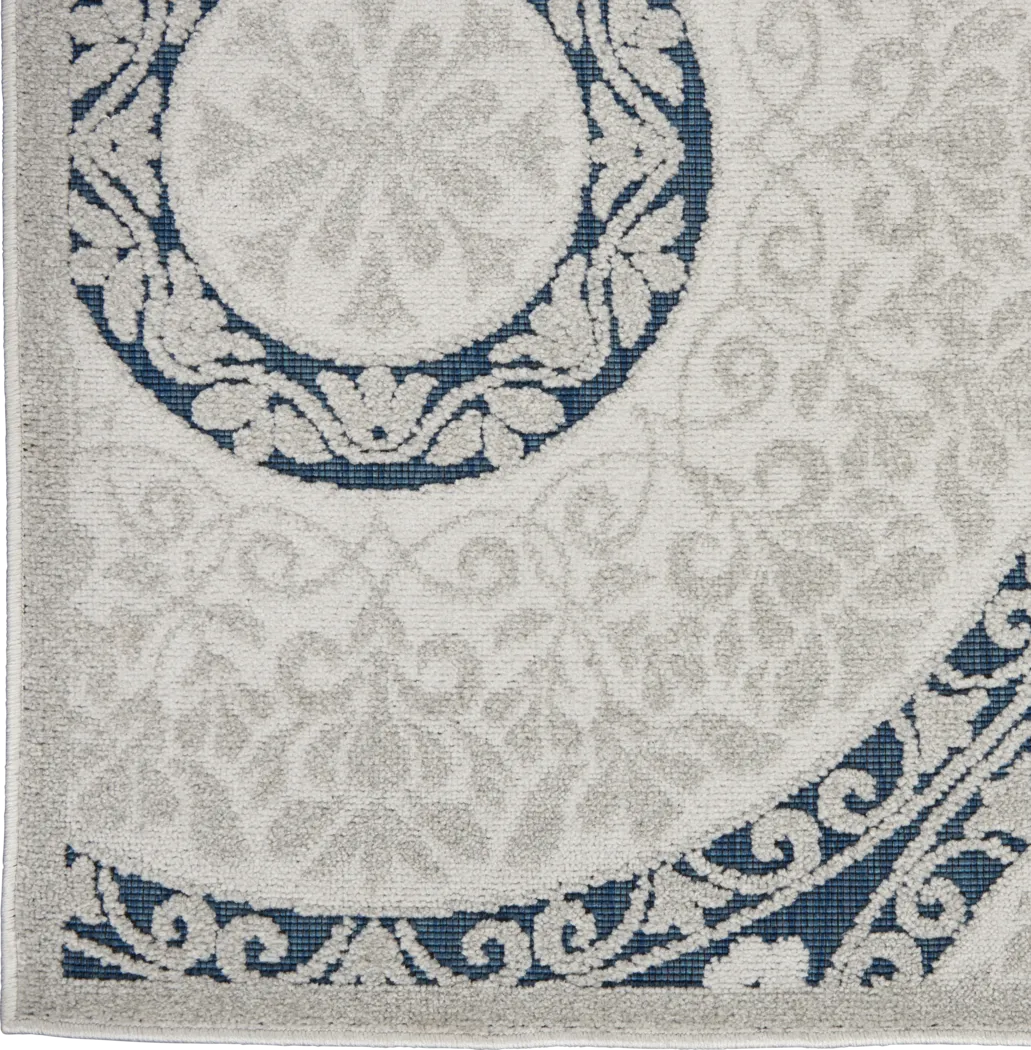 Caiden Blue 5' x  7' Indoor/Outdoor Rug - Thumbnail - Image 3