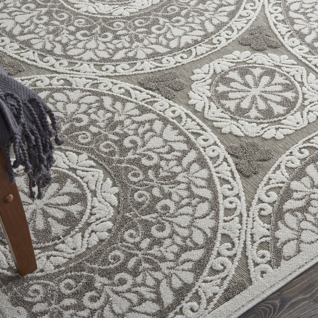 Caiden Taupe 5' x 7' Indoor/Outdoor Rug - Thumbnail - Image 5