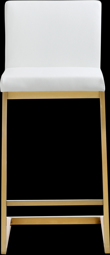 Cailalane White Counter Height Stool, Set of 2 - Thumbnail - Image 2