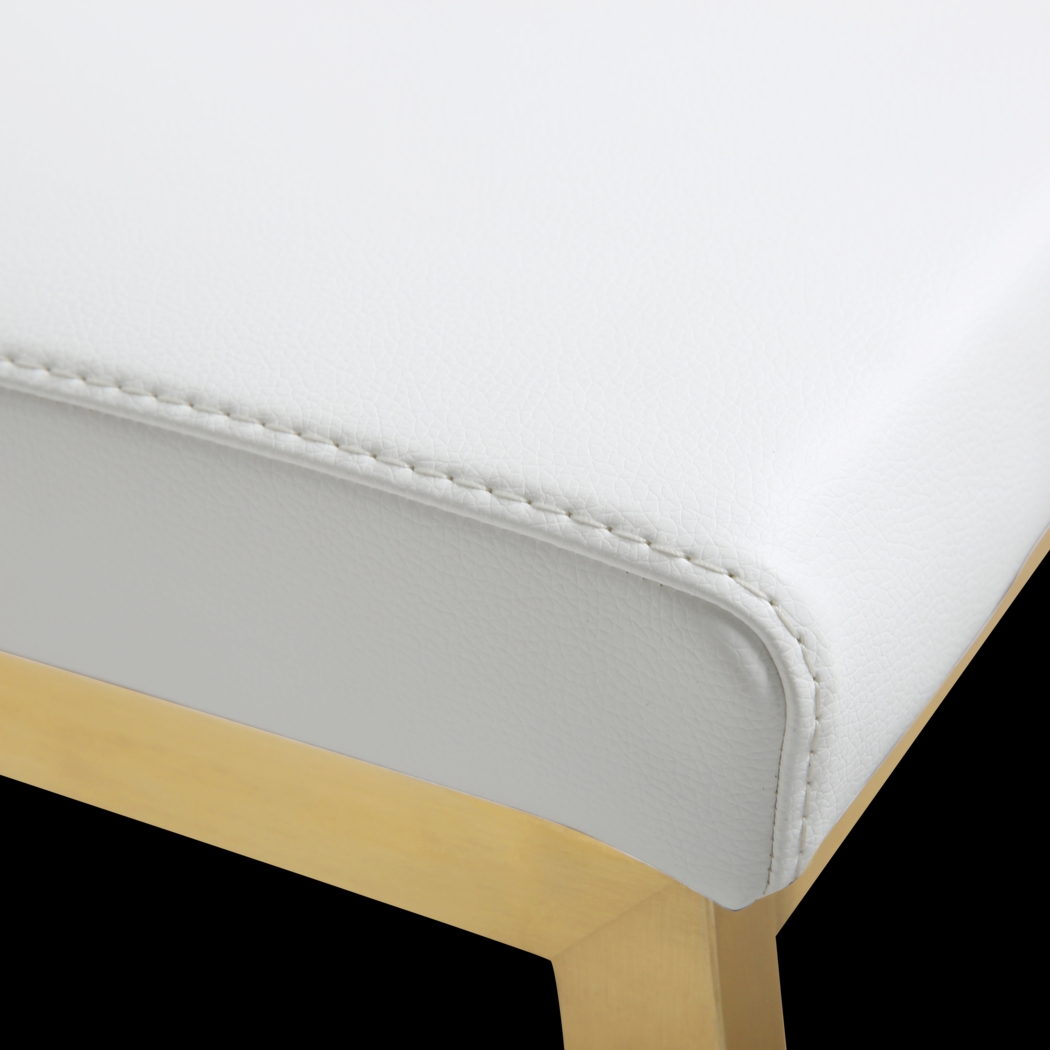 Cailalane White Counter Height Stool, Set of 2 - Thumbnail - Image 5