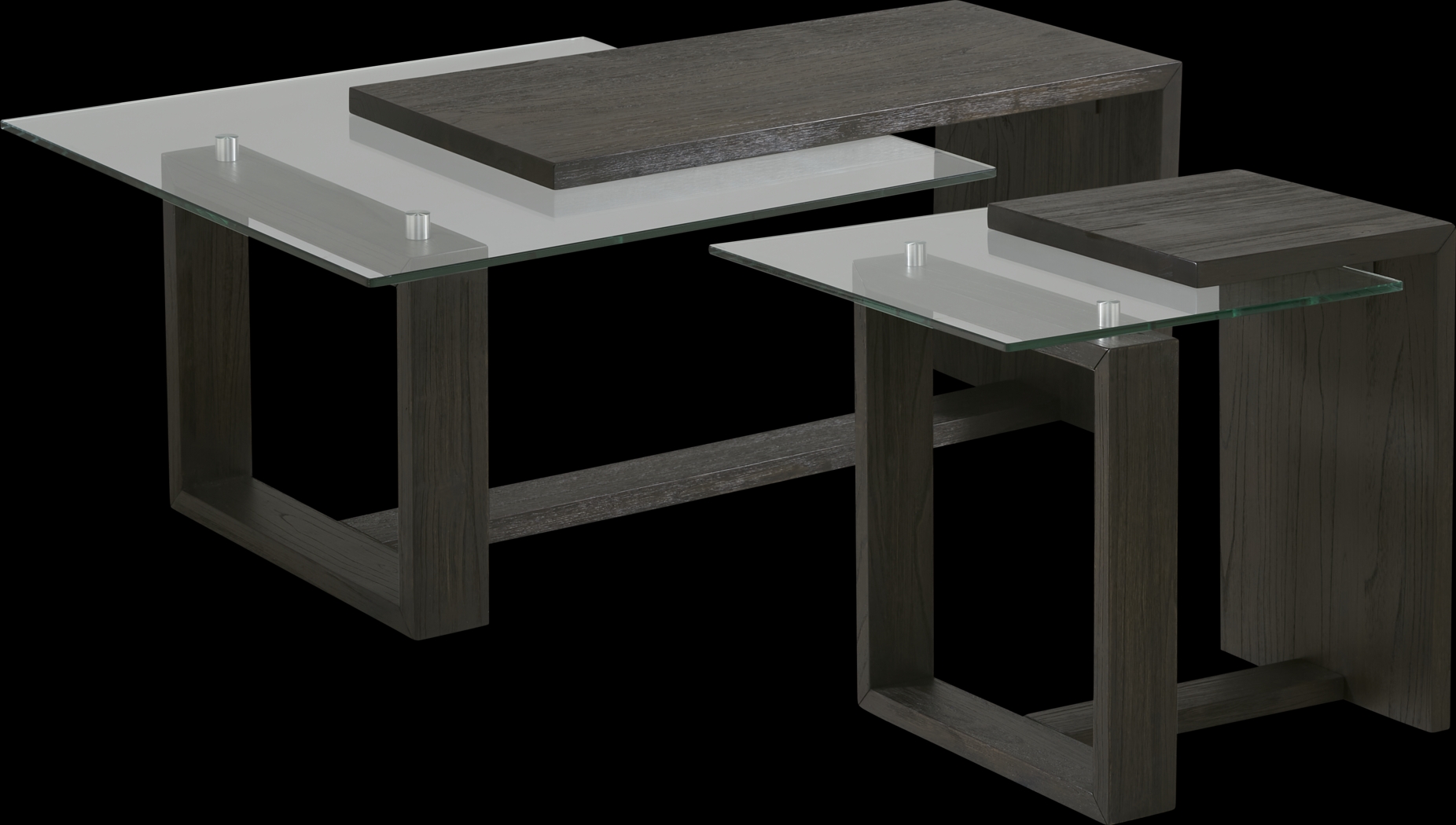 Cailee Black Tables, Set of 2 - Thumbnail - Image 1